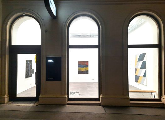 Installation shot: Christian Eder. YELLOW; Galerie Reinthaler, 2026
